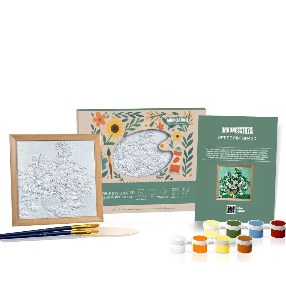 Set de pintura 3D Roses de Madnesstoys