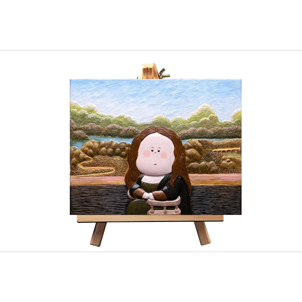Set de Pintura 3D Landscape The Smile of Mona Sasha