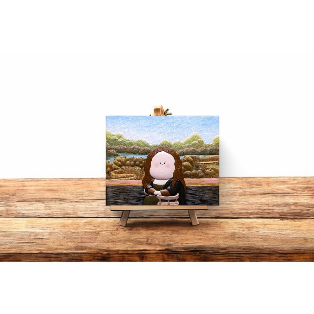 Set de Pintura 3D Landscape The Smile of Mona Sasha
