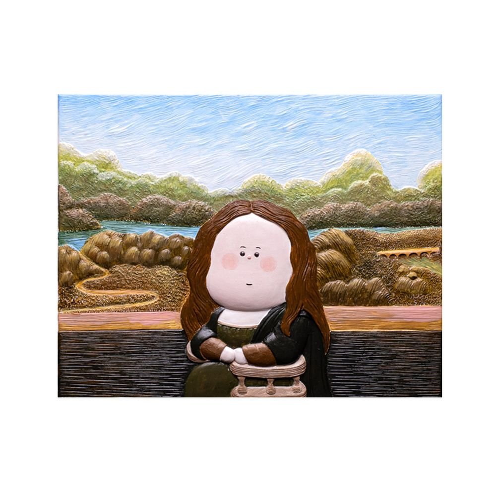 Set de Pintura 3D Landscape The Smile of Mona Sasha