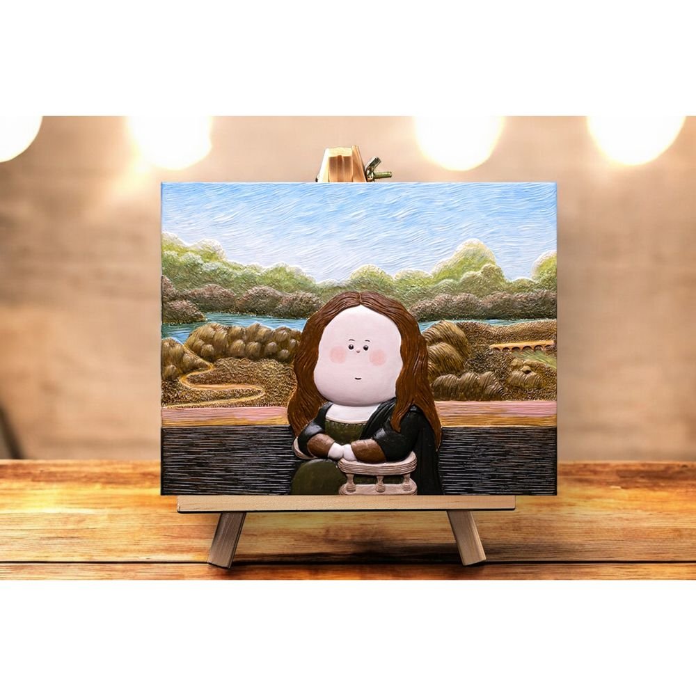Set de Pintura 3D Landscape The Smile of Mona Sasha