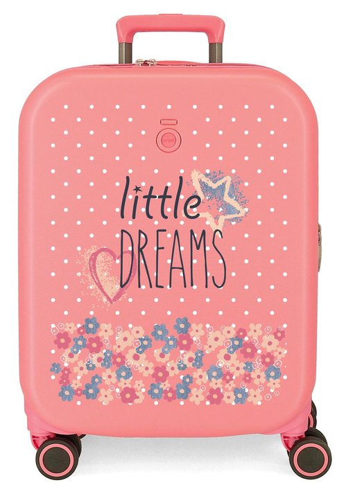 Maleta cabina Little Dreams expandible rígida 55 cm coral JOUMMA ENSO MALETAS