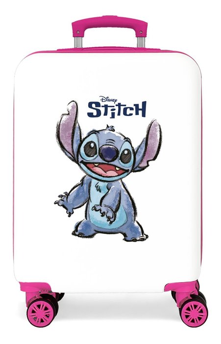 MALETA DE CABINA RIGIDA DISNEY HAPPY STITCH 55 CM | JOUMMA BAGS Imagen principal del producto