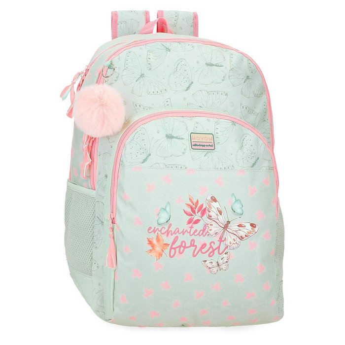 MOCHILA ESCOLAR DOBLE MOVOM ENCHANTED FOREST 46CM ADAP CARRO | JOUMMA BAGS