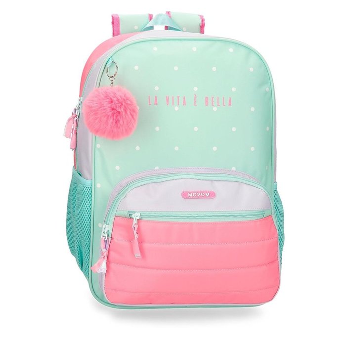 MOCHILA ESCOLAR MOVOM LA VITA E BELLA 42 CM ADAPT A CARRO | JOUMMA BAGS