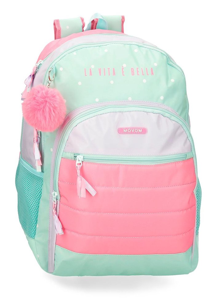 MOCHILA ESCOLAR DOBLE MOVOM LA VITA E BELLA 46CM | JOUMMA BAGS Imagen principal del producto