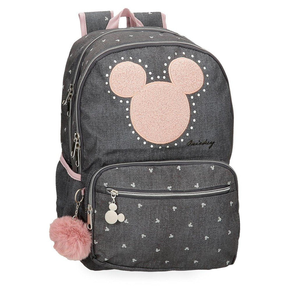 Mochila escolar doble Mickey Studs