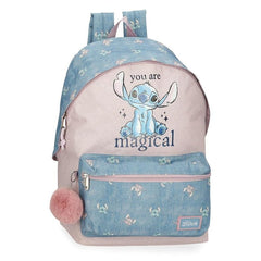 MOCHILA ESCOLAR STITCH YOU ARE MAGICAL 44 CM ADAPTA CARRO | JOUMMA BAGS