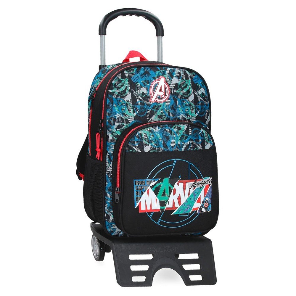 Mochila escolar 40 cm doble Marvel Shield con carro JOUMMA BAGS Imagen principal del producto
