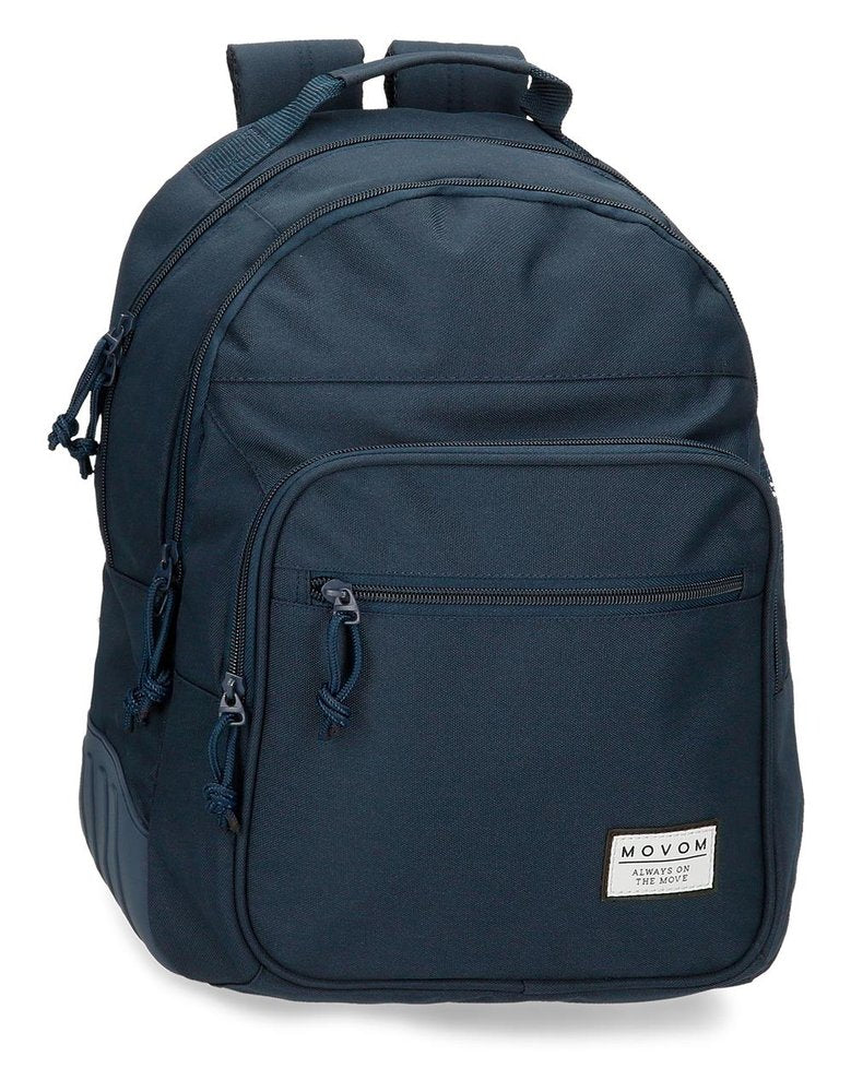 MOCHILA DOBLE MOVOM ALWAYS ON MOVE AZUL MARINO 44CM | JOUMMA BAGS Imagen principal del producto