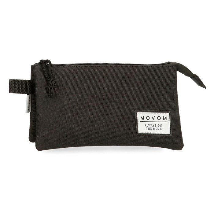 ESTUCHE TRIPLE MOVOM ALWAYS ON MOVE NEGRO | JOUMMA BAGS
