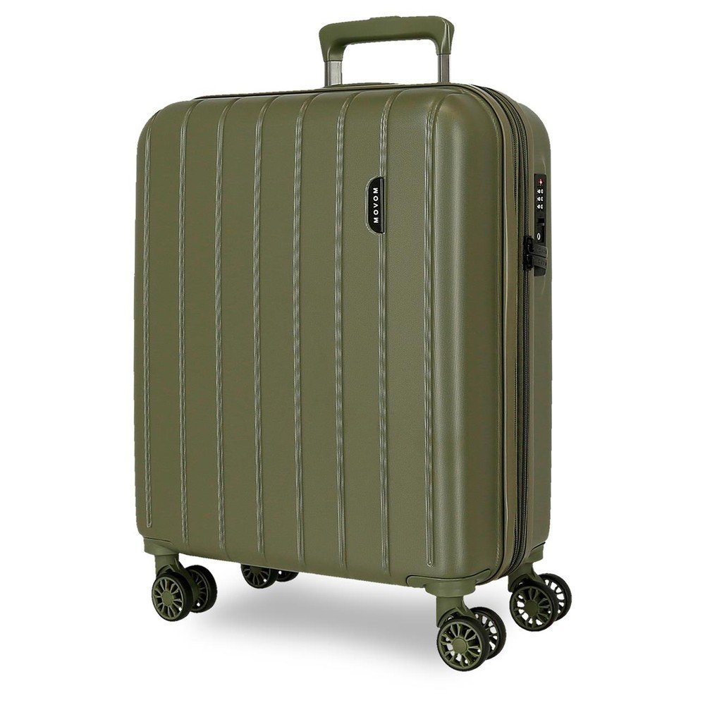 Maleta Cabina Movom Wood Expandible Caqui