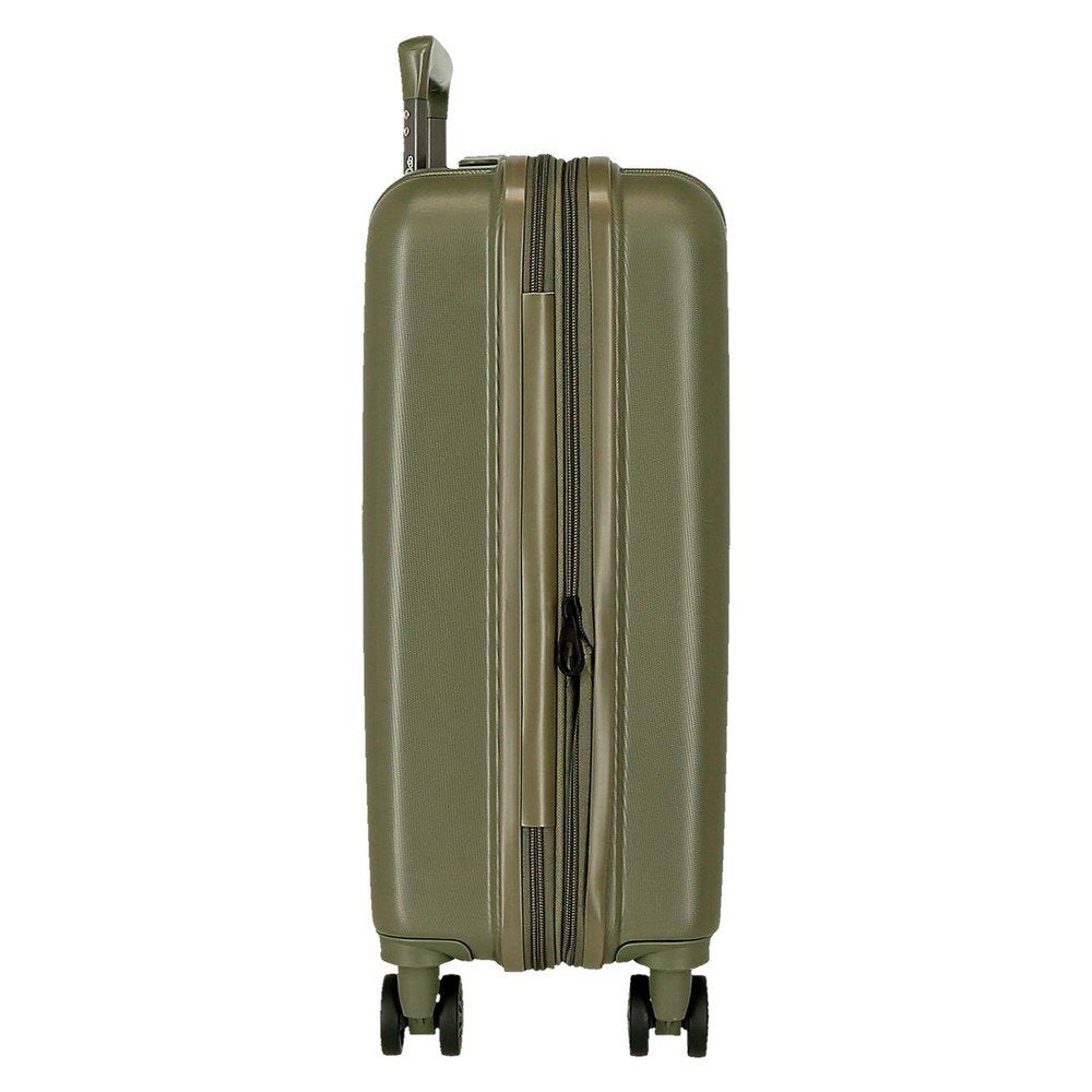 Maleta Cabina Movom Wood Expandible Caqui