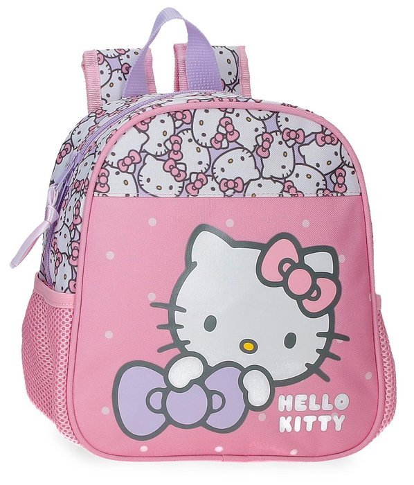 MOCHILA INFANTIL HELLO KITTY FAVOURITE BOW ADAPTABLE 25 CM | JOUMMA BAGS