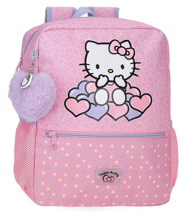 MOCHILA INFANTIL HELLO KITTY HEARTS & DOTS 33 CM | JOUMMA BAGS