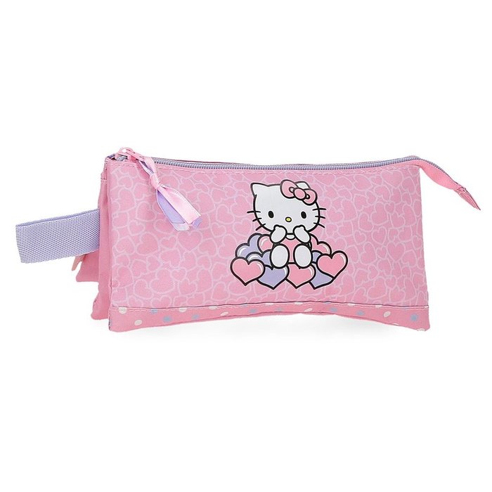 ESTUCHE TRIPLE HELLO KITTY HEARTS & DOTS | JOUMMA BAGS Imagen principal del producto