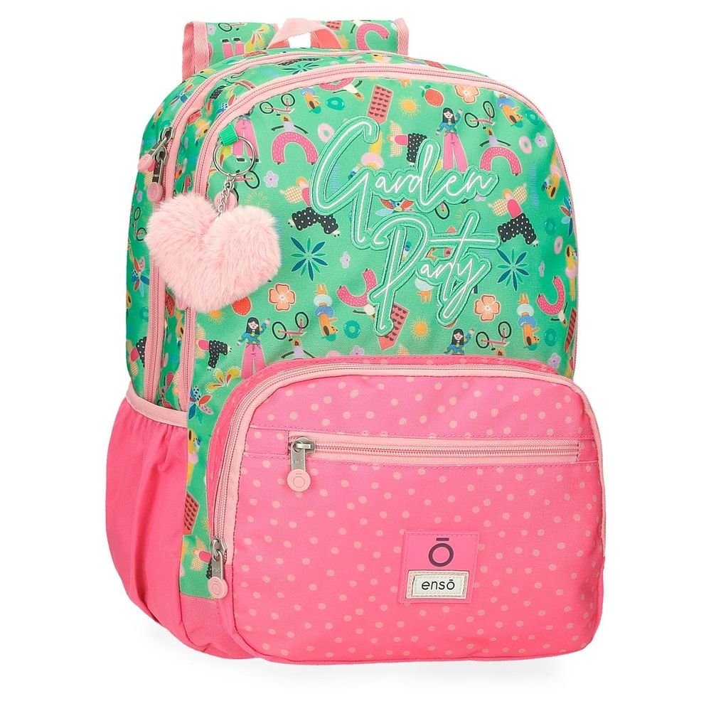 MOCHILA ESCOLAR ENSO GARDEN PARTY DOBLE ADAPT CARRO | ENSO