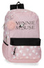 MOCHILA ESCOLAR DOBLE MINNIE HEADS 44CM | JOUMMA BAGS