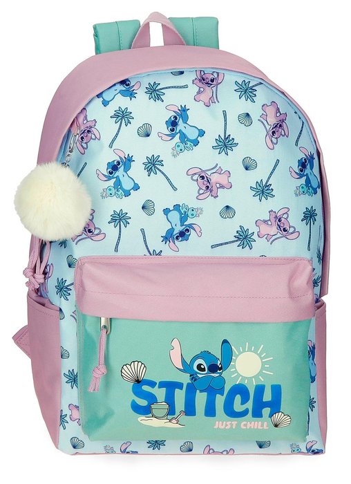 MOCHILA ESCOLAR STITCH JUST CHILL 45CM | JOUMMA BAGS Imagen principal del producto