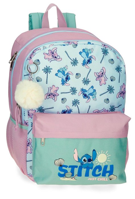 MOCHILA ESCOLAR DOBLE STITCH JUST CHILL 44CM | JOUMMA BAGS Imagen principal del producto