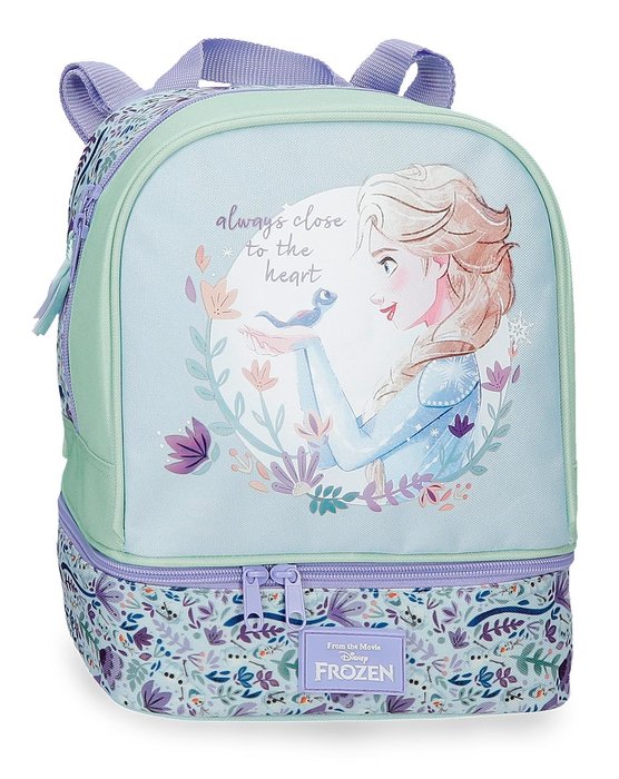 MOCHILA INFANITL FROZEN CLOSE 28CM CON PORTAMERIENDA | JOUMMA BAGS Imagen principal del producto