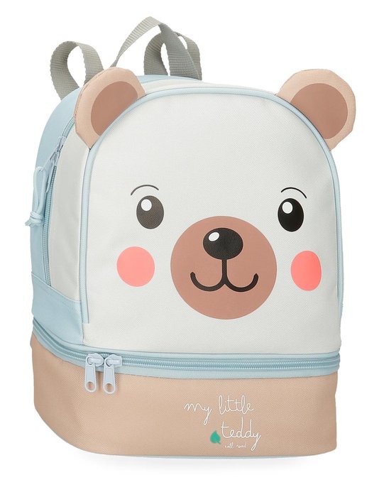 MOCHILA INFANTIL ROLL ROAD LITTLE TEDDY 28CM + PORTAMERIENDA | JOUMMA BAGS
