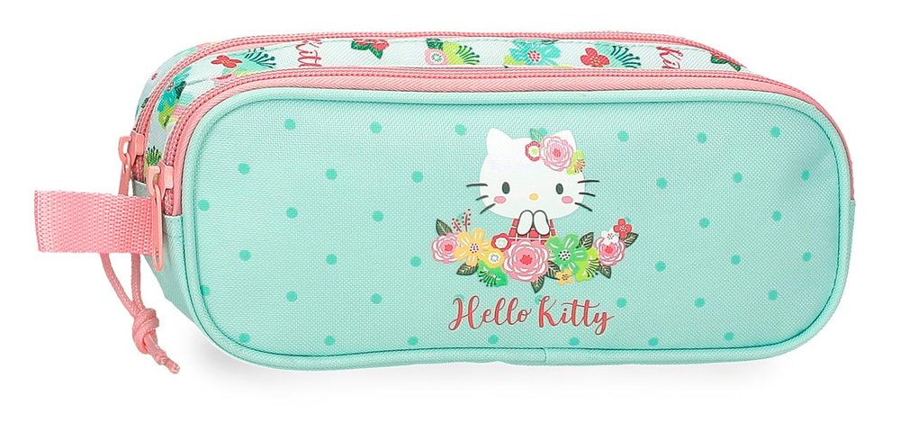 ESTUCHE DOBLE HELLO KITTY FLORAL KITTY | JOUMMA BAGS Imagen principal del producto