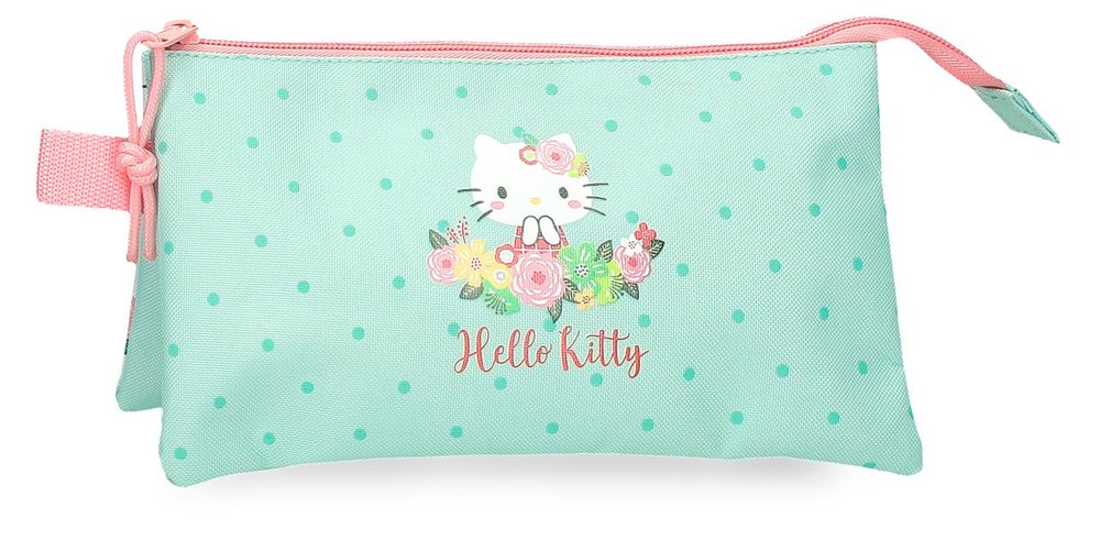 ESTUCHE TRIPLE HELLO KITTY FLORAL KITTY | JOUMMA BAGS Imagen principal del producto