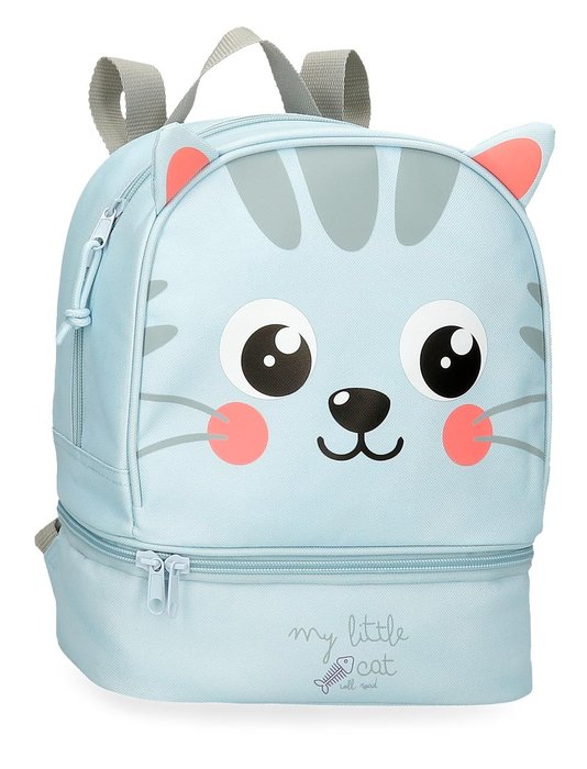 MOCHILA INFANTIL ROLL ROAD LITTLE CAT 28CM + PORTAMERIENDA | JOUMMA BAGS Imagen principal del producto