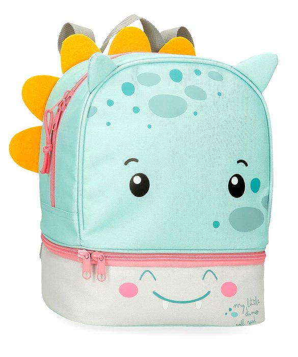 MOCHILA INFANTIL ROLL ROAD LITTLE DINO 28CM + PORTAMERIENDA | JOUMMA BAGS Imagen principal del producto