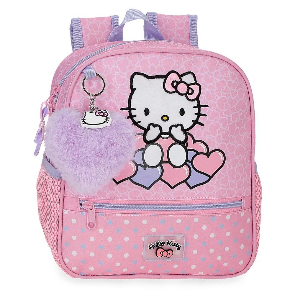Mochila Guarderia 25x23 Hello Kitty Hearts & Dots Adapt a Ca JOUMMA BAGS LICENCIAS Imagen principal del producto