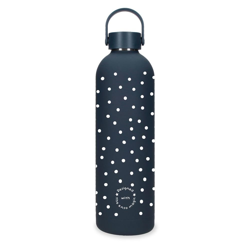 Botella Térmica 750 ml Enso Magical Dots Negro BOTELLAS JOUMMA BAGS Imagen principal del producto