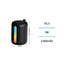 Altavoz Bluetooth 5.3 3W RGB LED Mini Tela 1200mAh