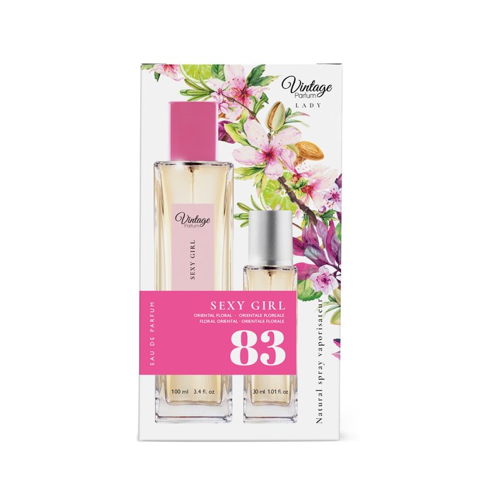 ESTUCHE AGUA DE PERFUME SEXY GIRLS Nº83 100ML+30ML | NATUAROMATIC GEL | 1 UNIDAD | 8435735301436 Imagen principal del producto