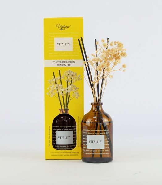 MIKADO VINTAGE DECORATIVO VITALITY 95ML | NATUAROMATIC GEL | ENVASE 12 UDS. UNIDAD | 18435735305110 Imagen principal del producto