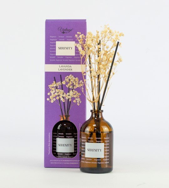 MIKADO VINTAGE DECORATIVO SERENITY 95ML | NATUAROMATIC GEL | ENVASE 12 UDS. UNIDAD | 18435735305103 Imagen principal del producto