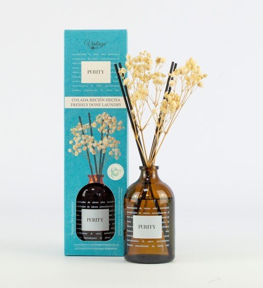 MIKADO VINTAGE DECORATIVO PURITY 95ML | NATUAROMATIC GEL | ENVASE 12 UDS. UNIDAD | 18435735305127 Imagen principal del producto