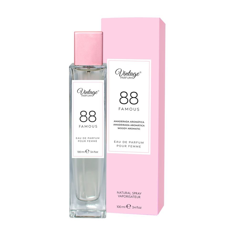 PERFUME FEMENINO 100ML VINTAGE FAMOUS 088 | NATUAROMATIC GEL | 1 UNIDAD | 8435735305717 Imagen principal del producto