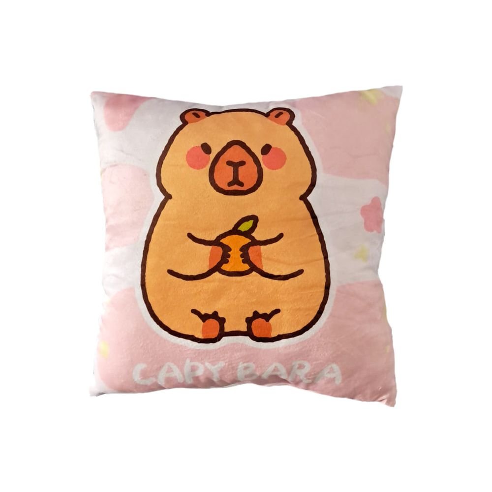 COJIN CAPYBARA MANDARINA 40X40 | NEW IMPORT SL | 1 UNIDAD | 8435746909874 Imagen principal del producto