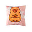 COJIN CAPYBARA MANDARINA 40X40 | NEW IMPORT SL | 1 UNIDAD | 8435746909874