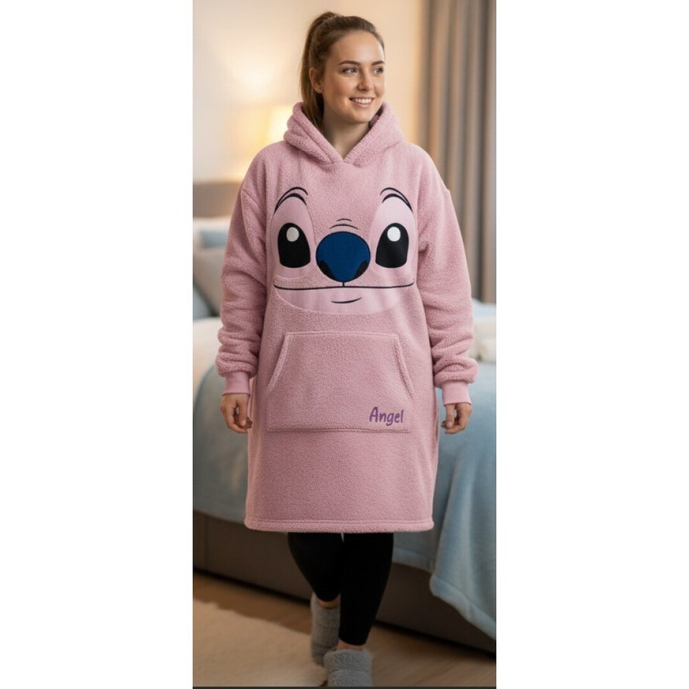 Batamanta Oversize Adulto Angel Stitch Face Marca New Import SL