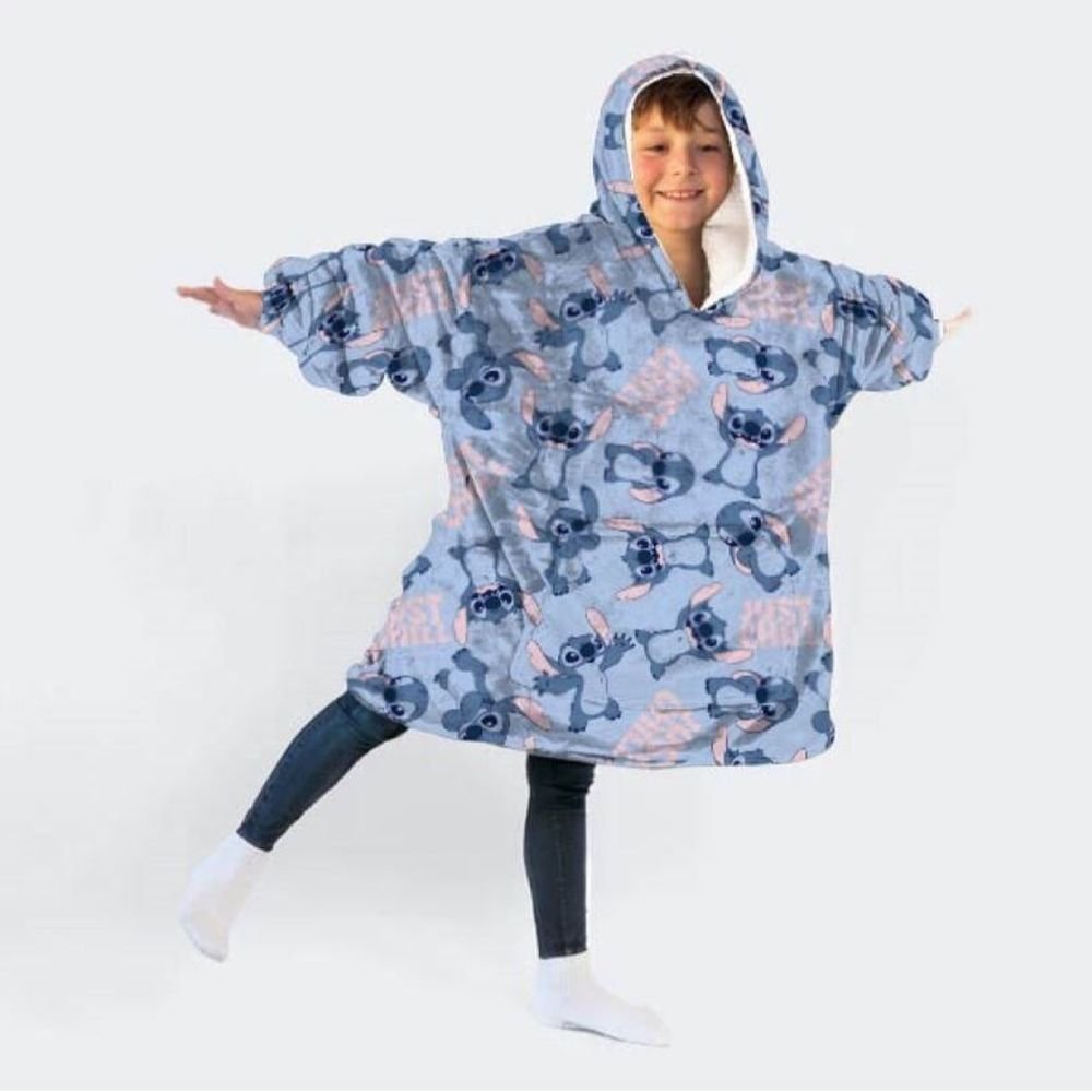 BATAMANTA OVERSIZE CORAL NIÑO STITCH DISNEY | NEW IMPORT SL | 1 UNIDAD | 8435746911815 Imagen principal del producto