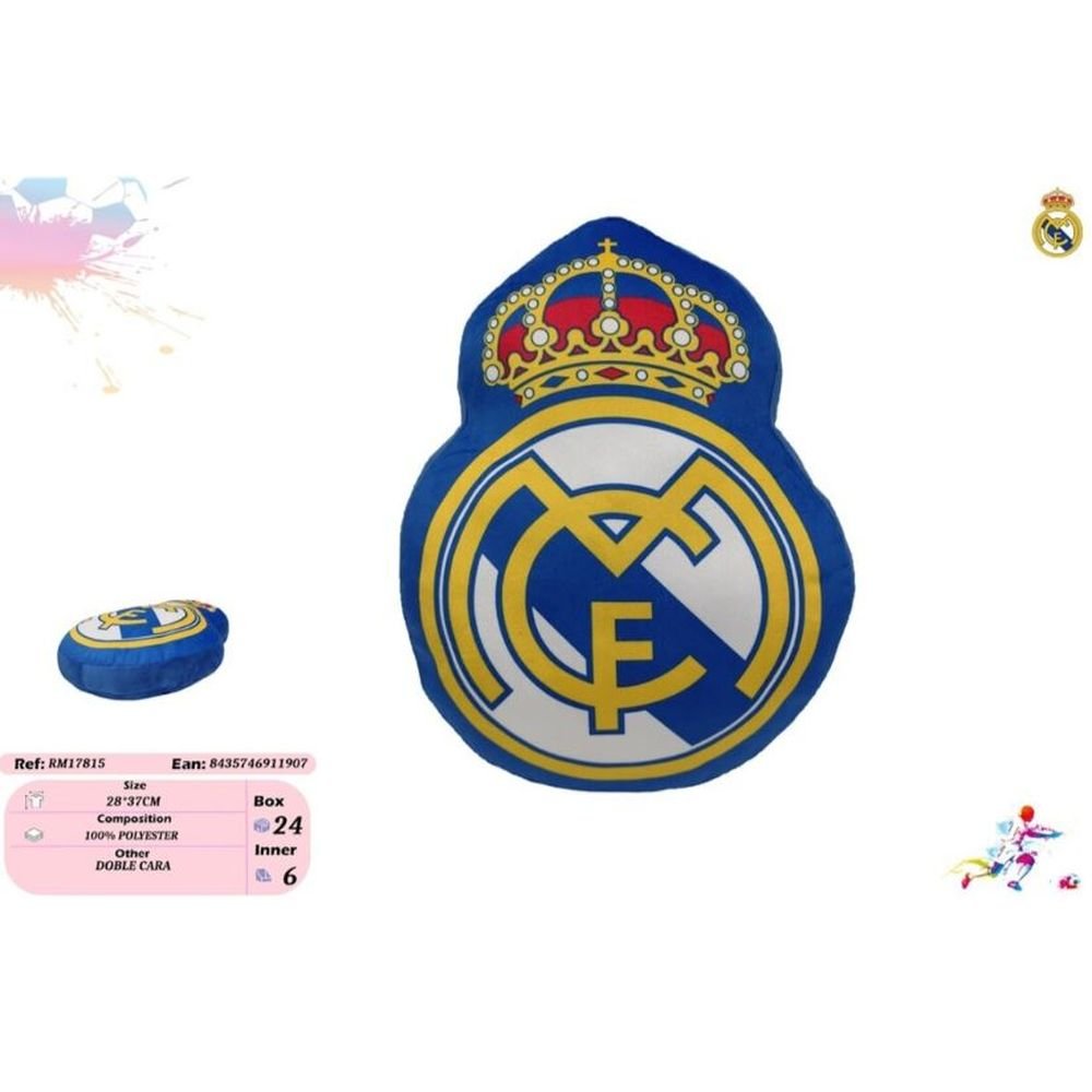 Cojin Real Madrid Escudo 28x37cm New Import SL Imagen principal del producto
