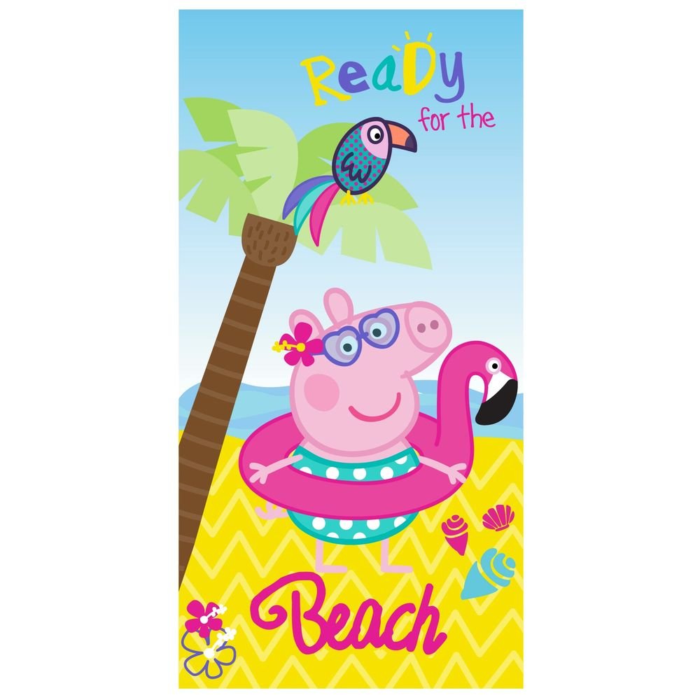 Toalla Playa Microfibra Peppa Pig Beach 70 x 140 cm New Import SL