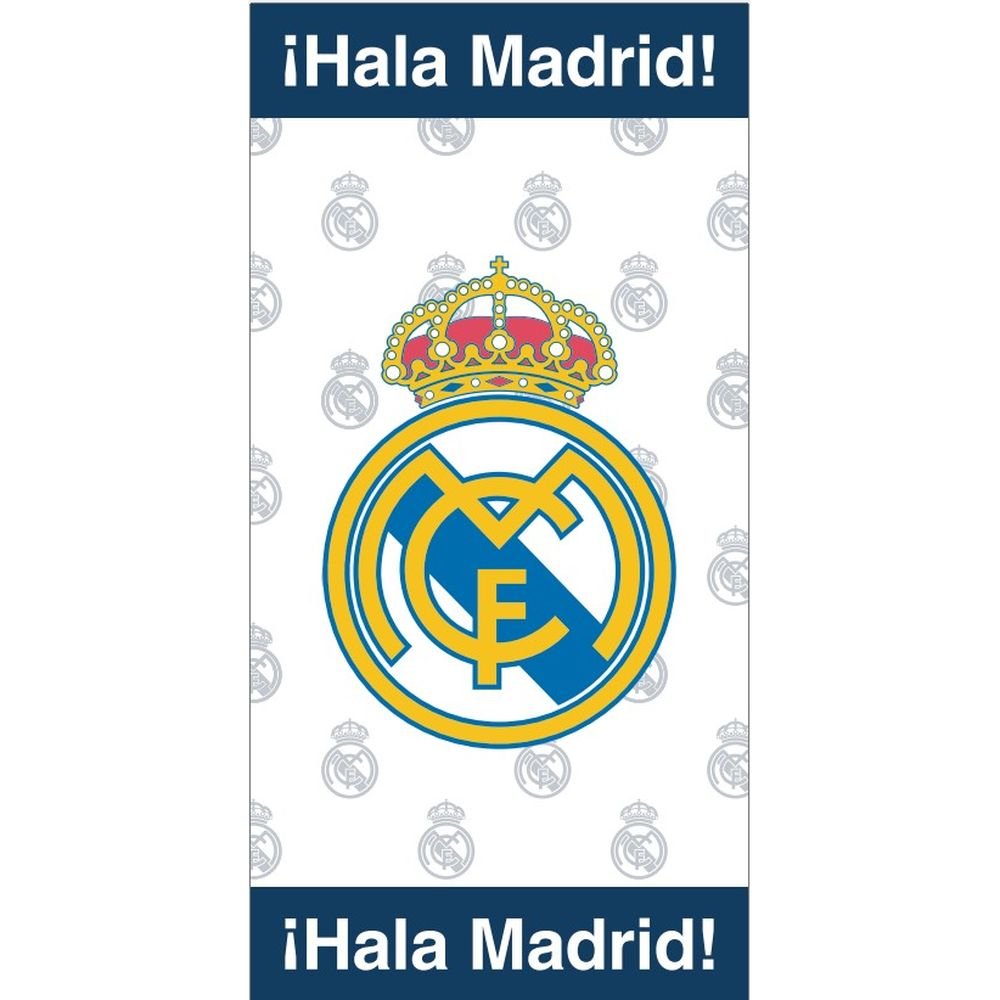 Toalla playa microfibra Real Madrid 70 x 140 cm Escudos New Import SL
