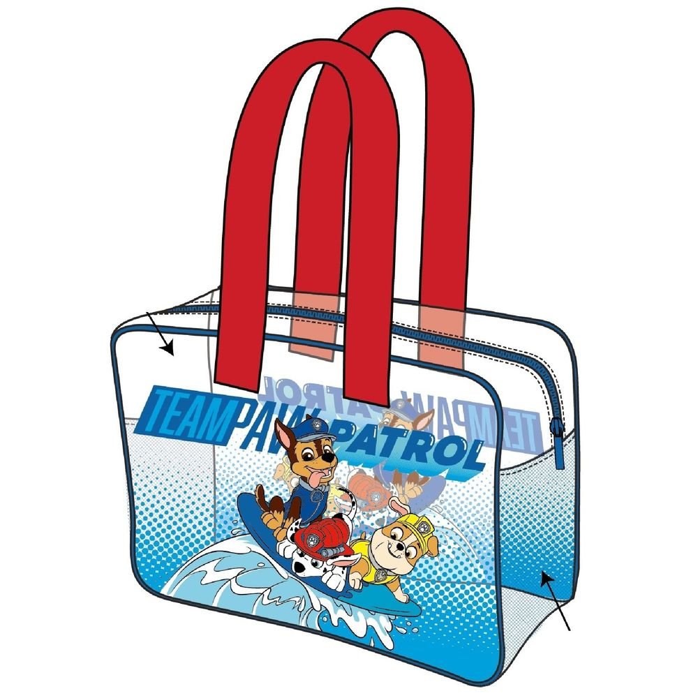 Bolso Transparente Playa Patrulla Canina NEW IMPORT SL