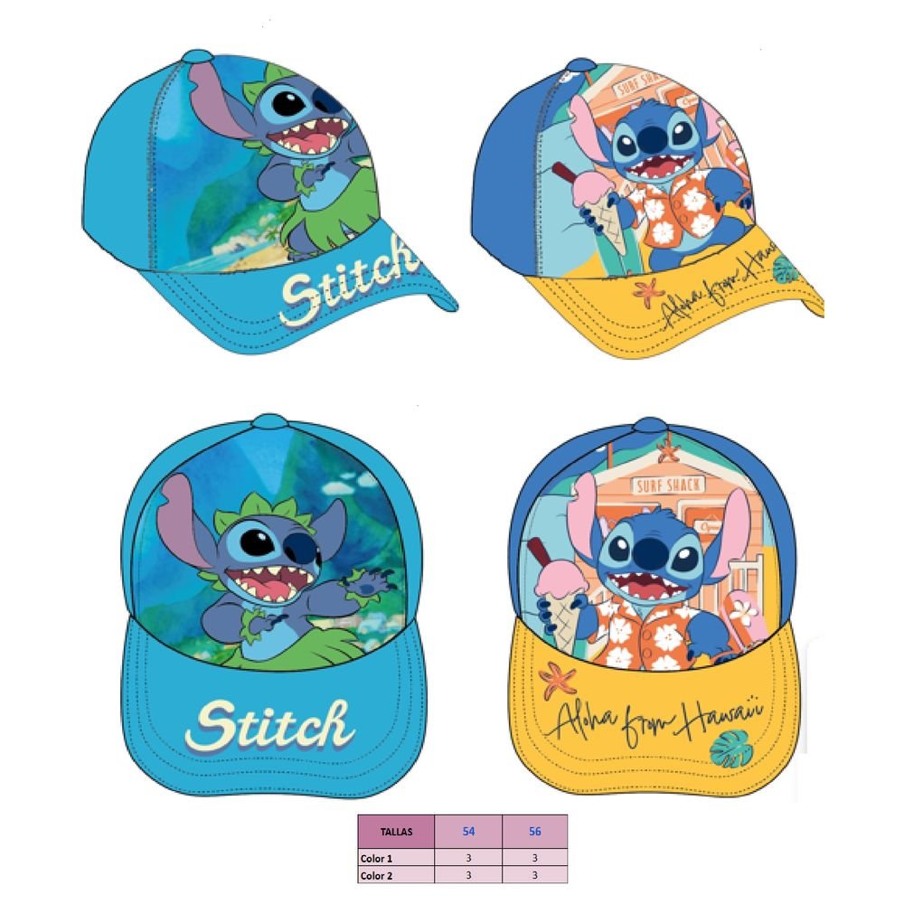 Gorra Lilo & Stitch Talla 54/56 Disney New Import SL