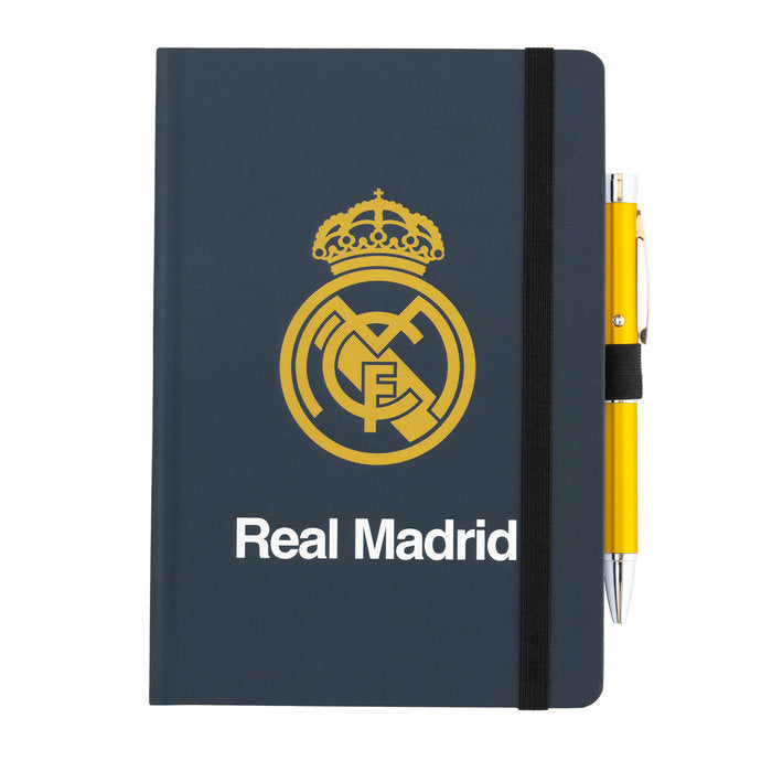 Cuaderno premium A5 con bolígrafo proyector Real Madrid Grupo Erik Merchandising