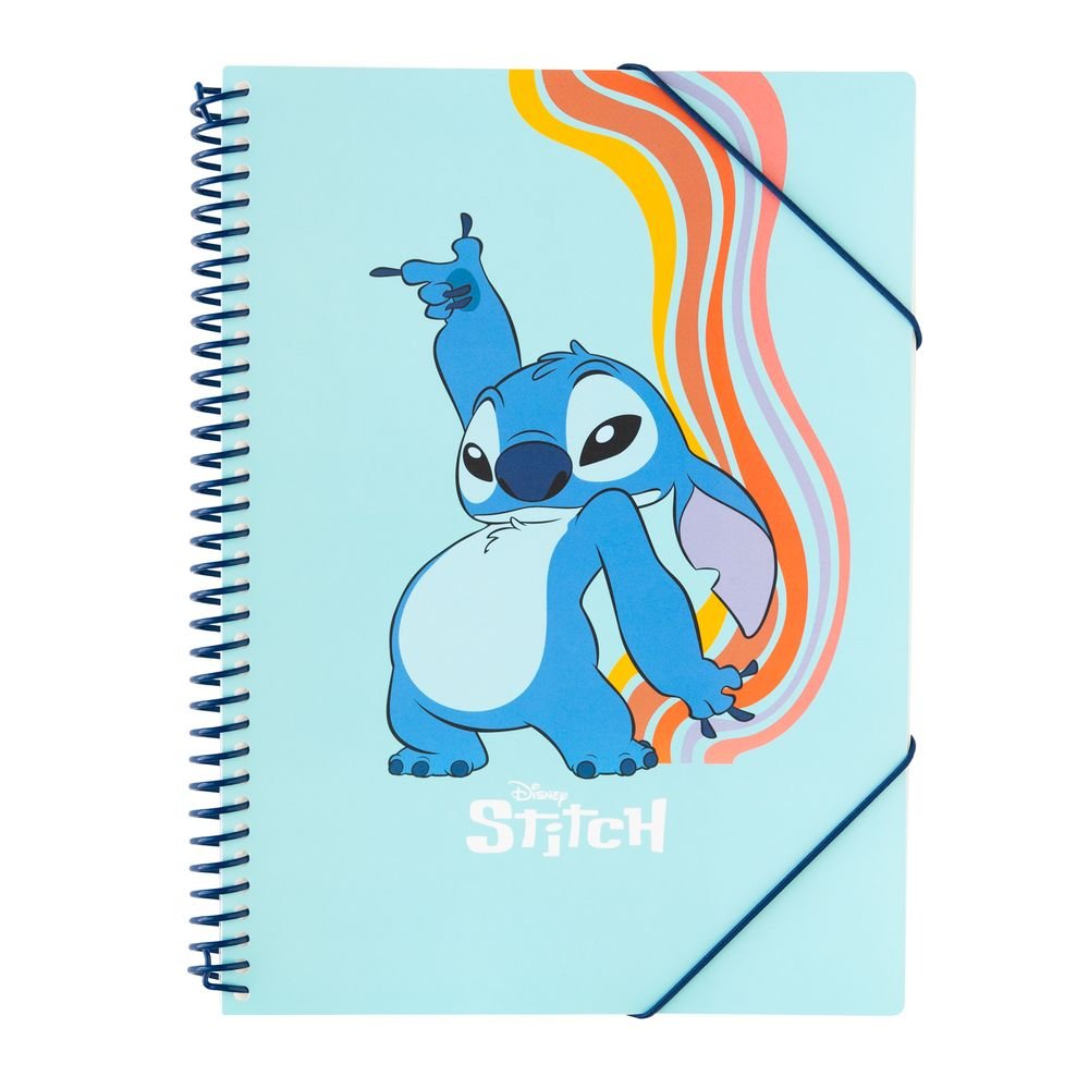 Carpeta de Fundas A4 Disney Stitch Waves GRUPO ERIK MERCHANDISING