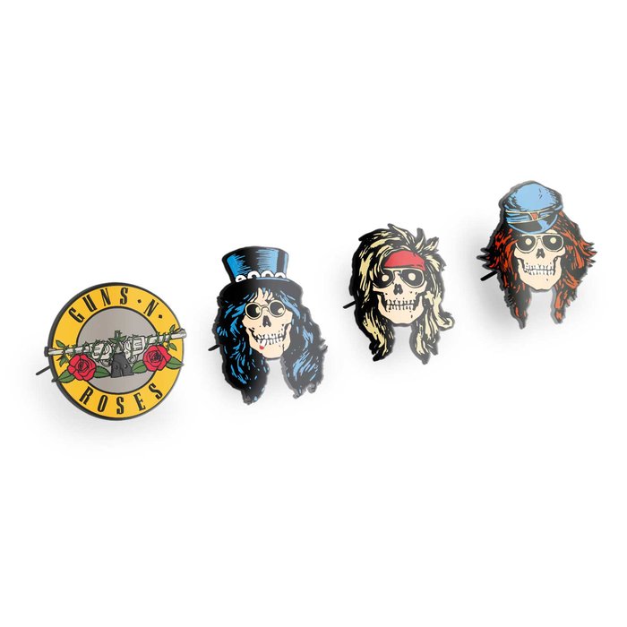 SET DE 4 PINS GUNS N ROSES | GRUPO ERIK ME | 1 UNIDAD | 8435747807360 Imagen principal del producto